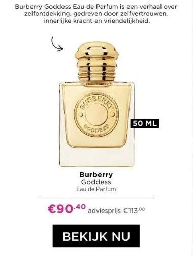 burberry goddess parfum aanbieding